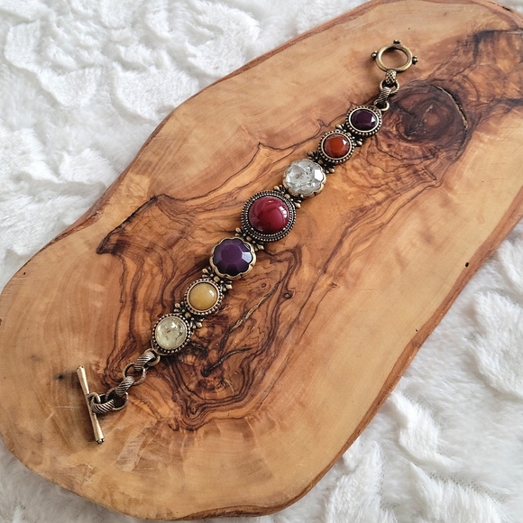 Gorgeous Bead and Stone Bracelet - Picture 2 of 6